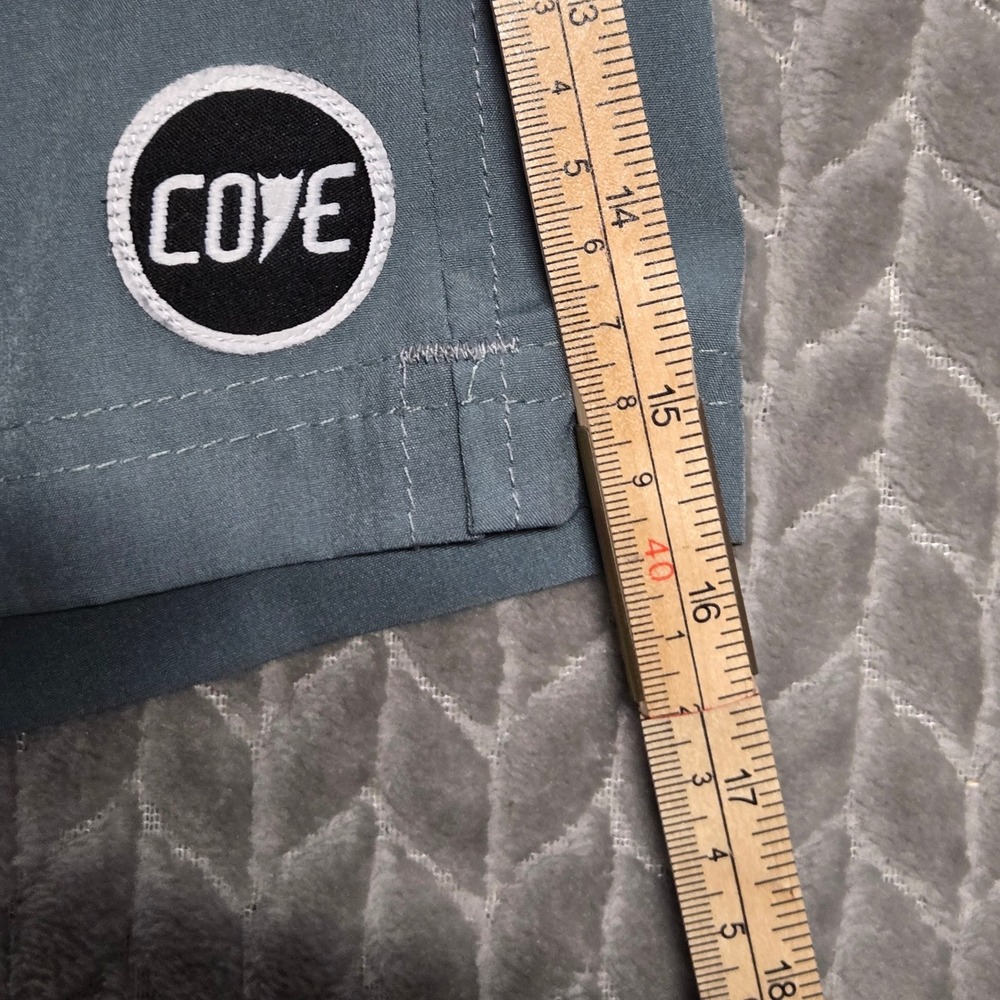 Cove USA Mens Size 34 Gray Recycled Spandex Athletic Gym Shorts - Picture 6 of 10